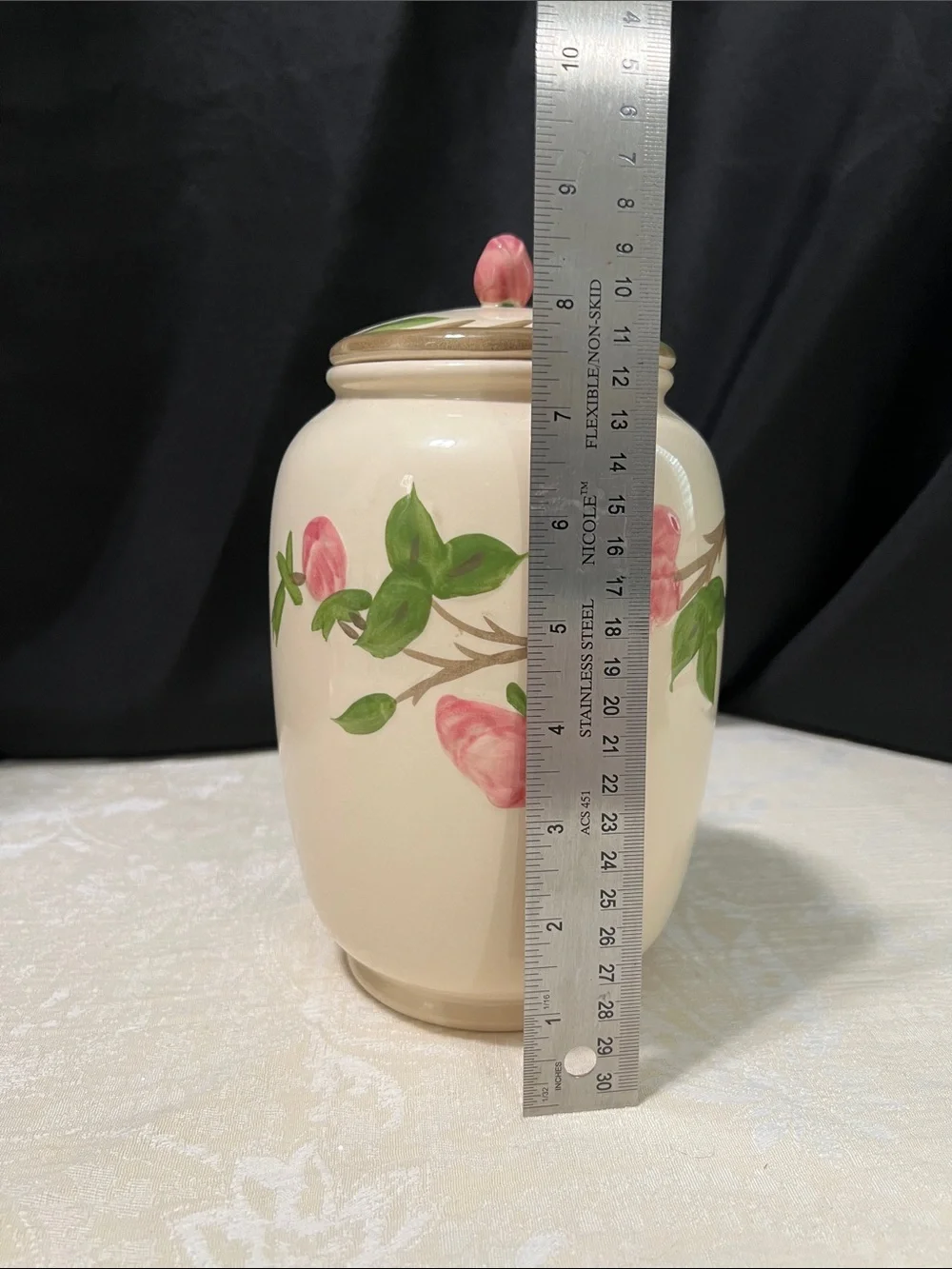 Franciscan Desert Rose Cookie Jar-England